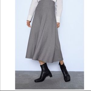 Zara A-Line Skirt NWT